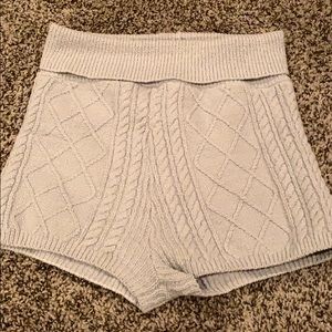 Free people sweater shorts